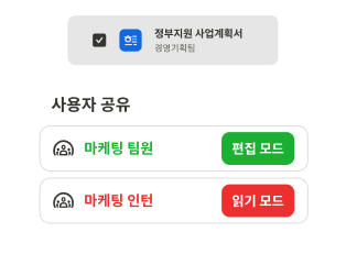 사용자별 중요 파일 접근 제한