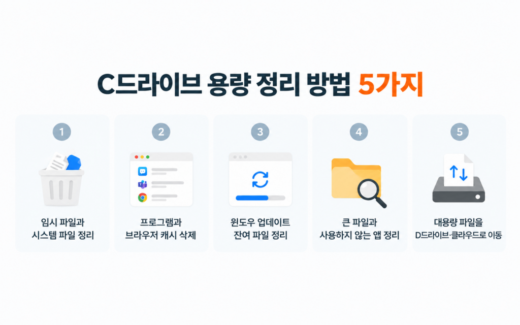 c드라이브 용량 정리