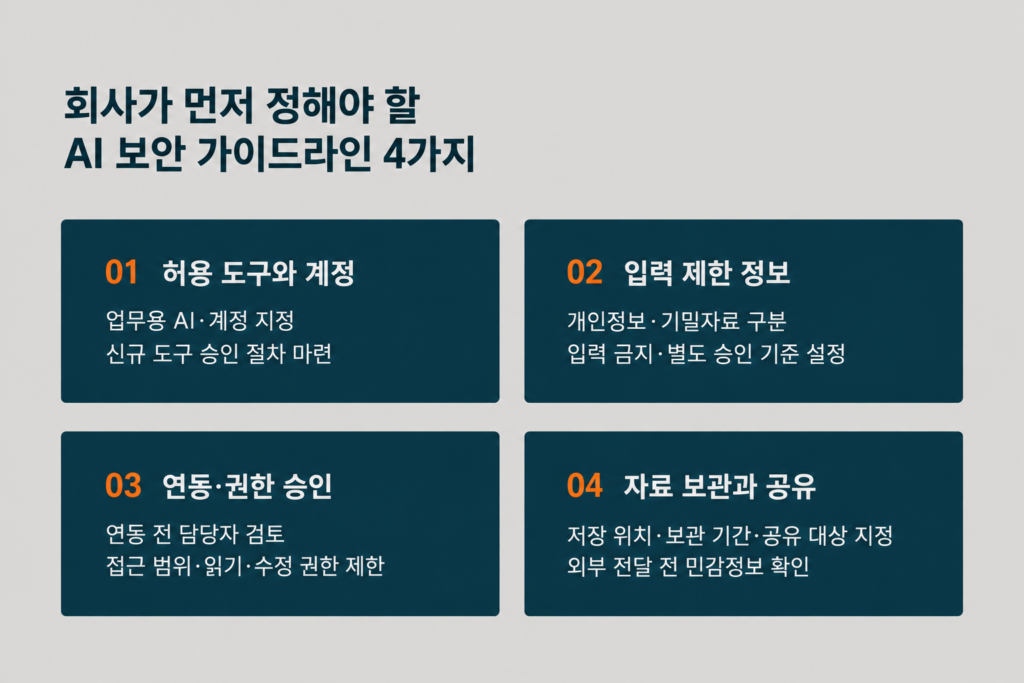 ai 회사 보안